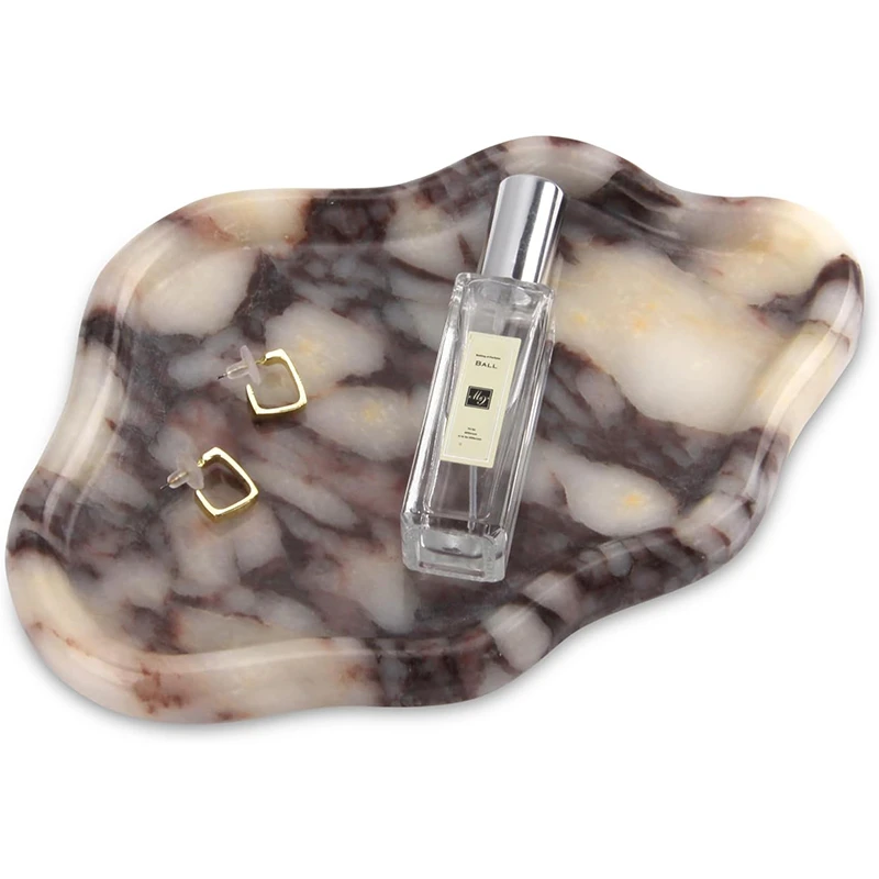 Bulgari Purple Cloud Marble-Schmucktablett