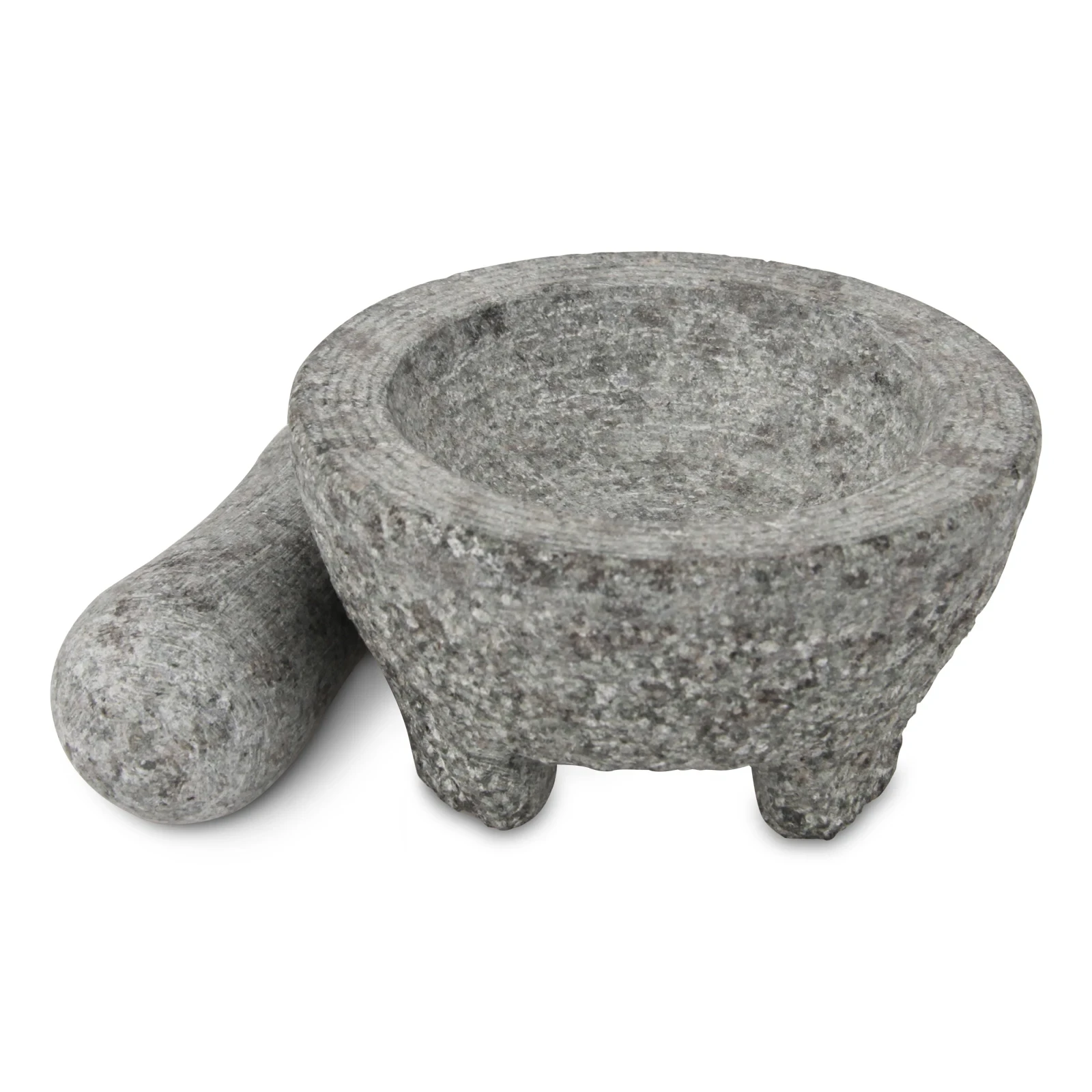 M&ouml;rser und St&ouml;&szlig;el aus Granit, D10 x 6 cm hoch